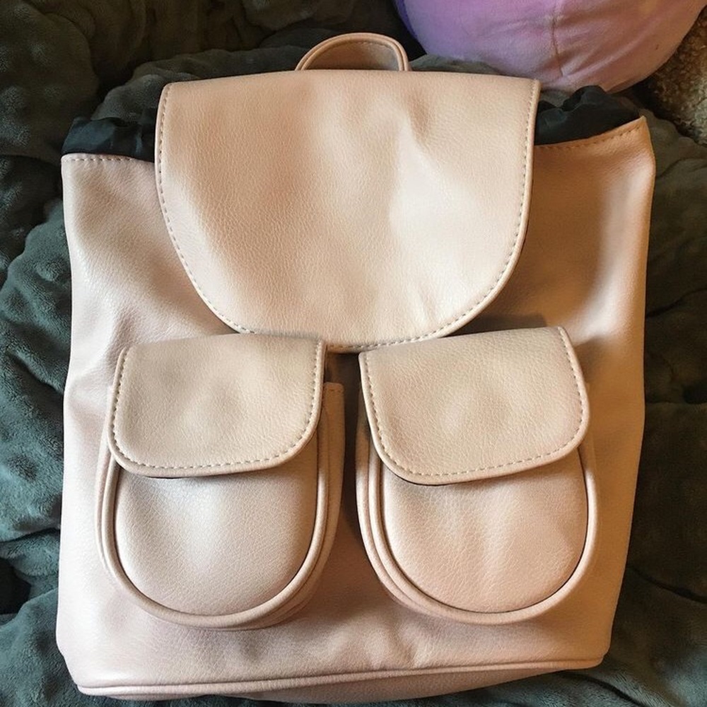 Pink Backpack Purse